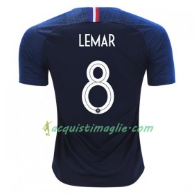 Divisa di Calcio Francia Lemar 8 Prima Mondiali 2018